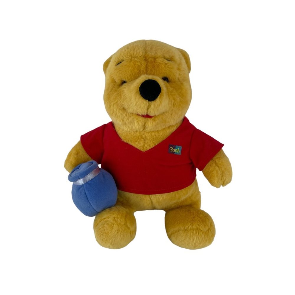 Mattel Disney‎ Winnie the Pooh 12" Plush Stuffed Animal Vintage 1994 Honey Pot
